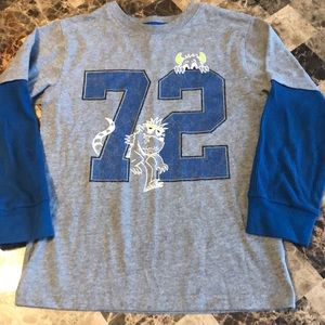 Boys long sleeve monster tee